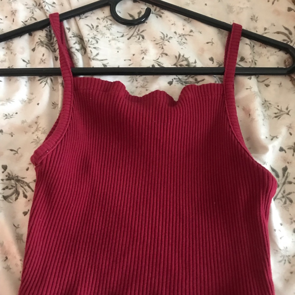 Red Crop Top